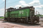 BN 162, EMD SW1200, at Eola Yard